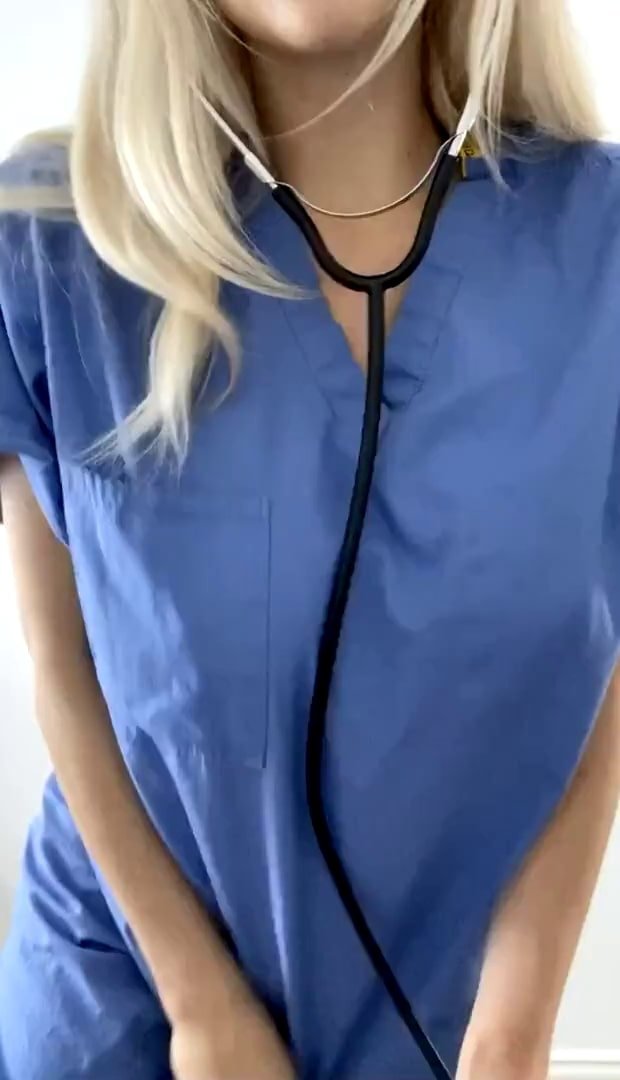 The Naked nurse on Boobyday, boobs, blonde, nurse videos, her reddit, onlyfans links